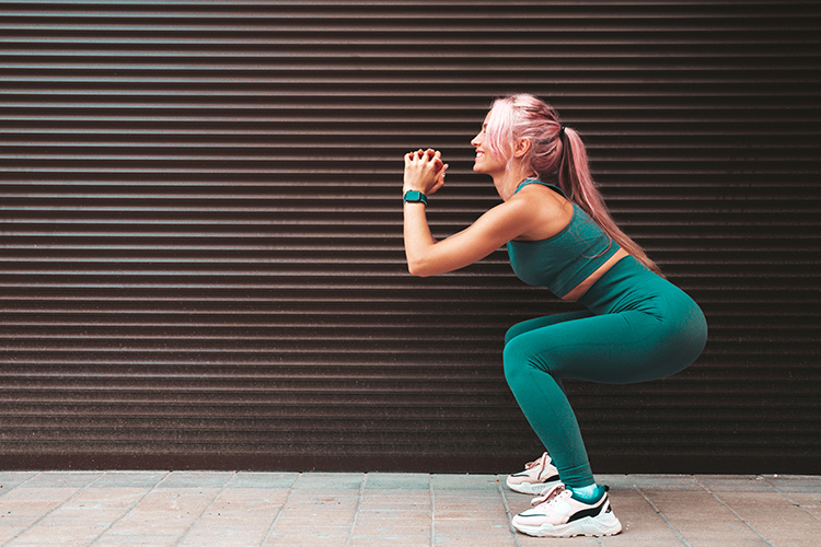 squat jumps exercise