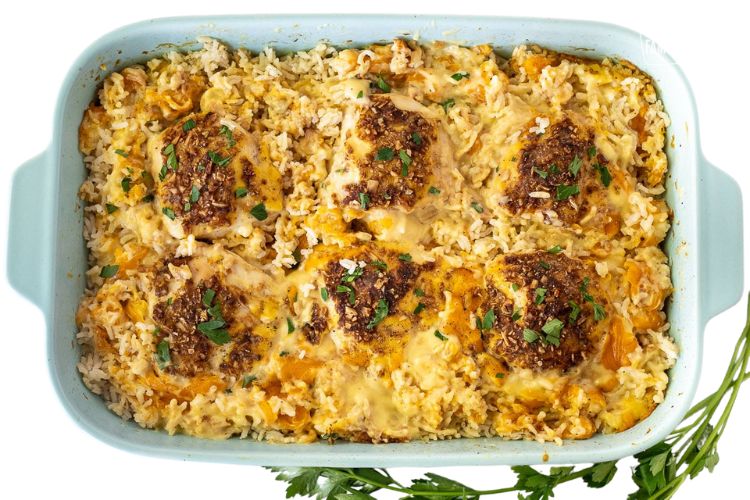 chicken and brown rice casserole
