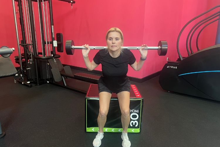 box squat workout for women beginners