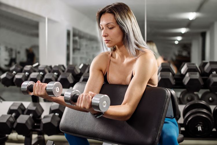 15 min dumbbell arm workout