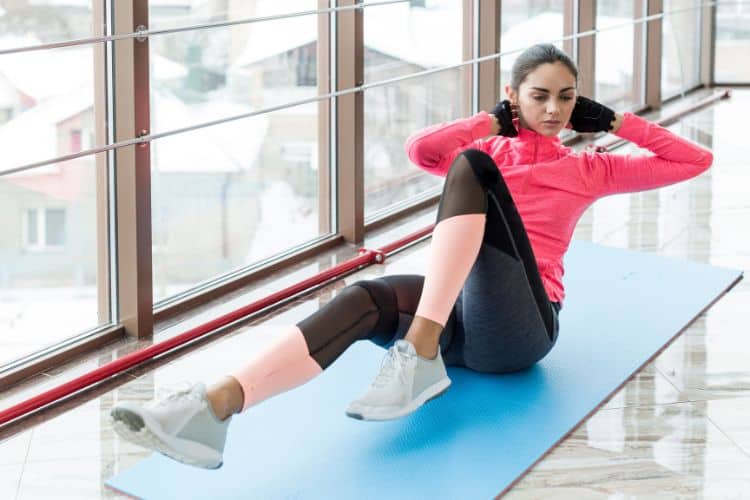 bicycle crunch workout