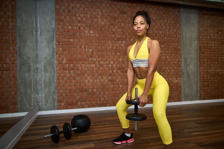 dumbbell squat variations