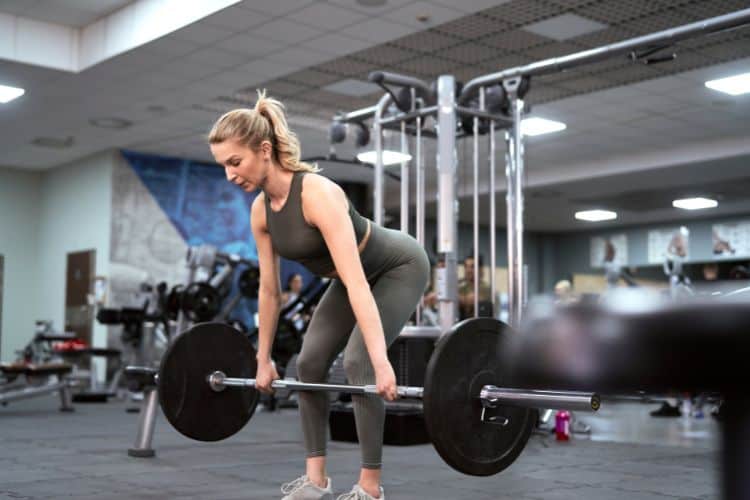 barbell lower back workout