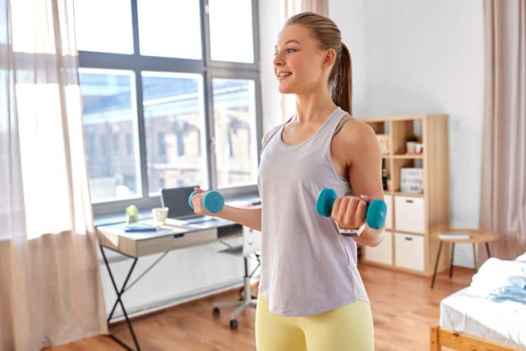 beginner home dumbbell workouts