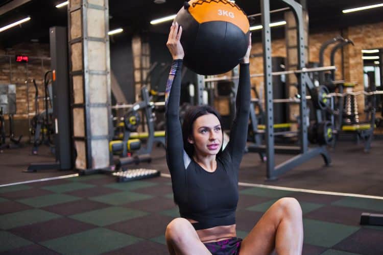 hiit workout with medicine ball