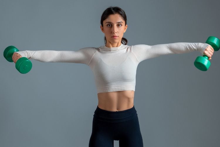 lateral raise free weights