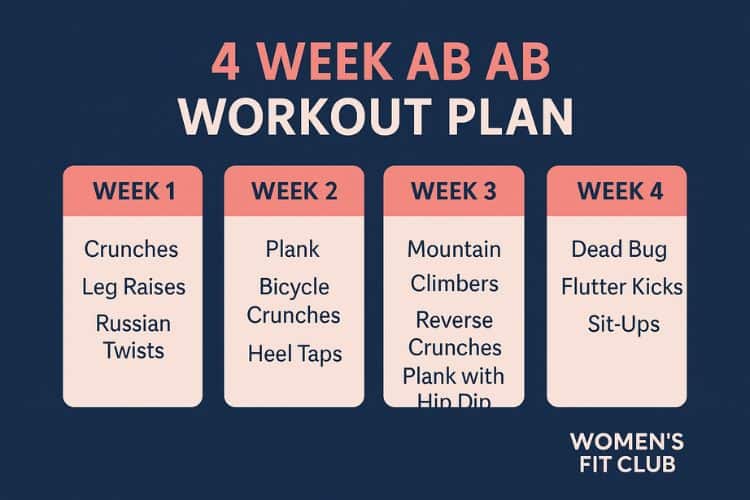 4 week ab workout plan
