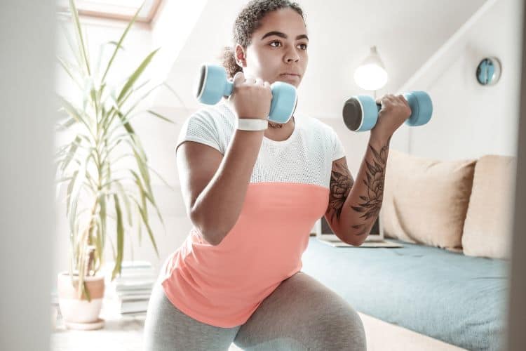at home dumbbell hiit workout