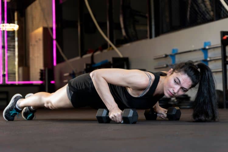 burpee dumbbell
