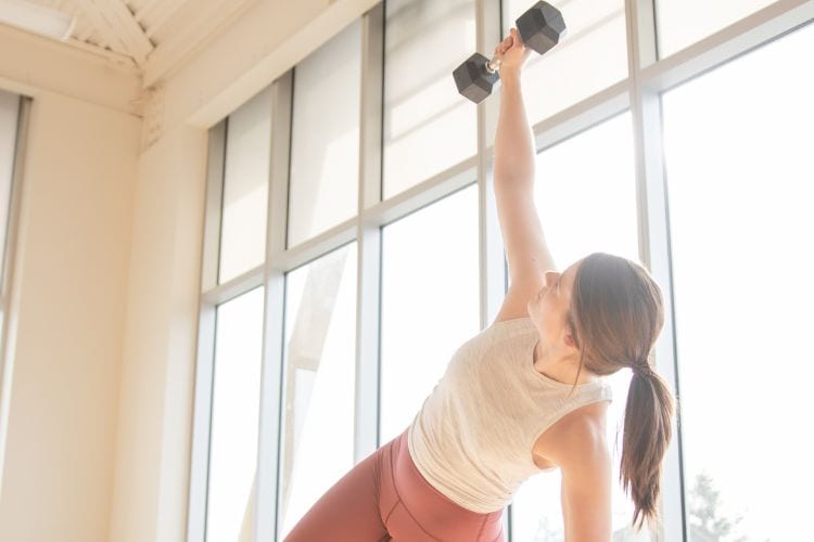 cardio and dumbbell workout