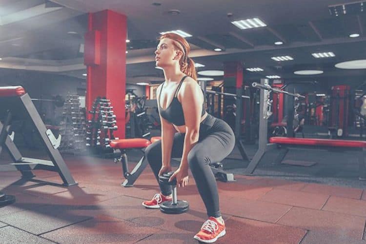 full body workout with dumbbells