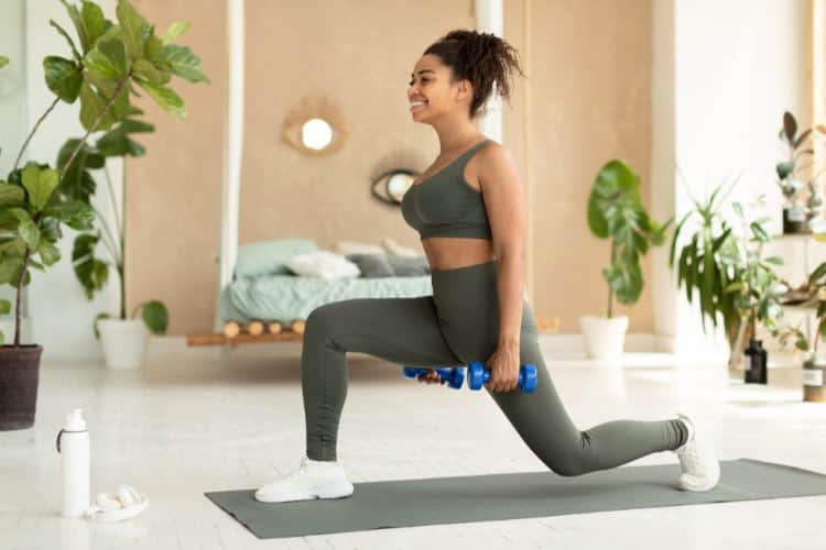 home workout with dumbbells plan