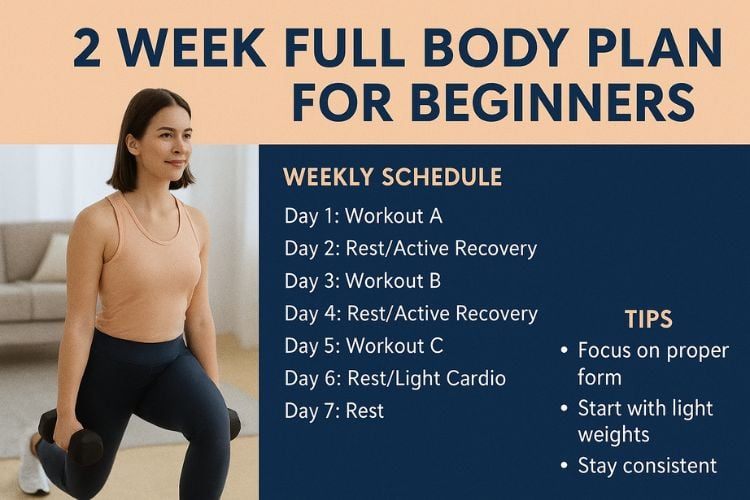 2 Week Full Body Workout Plan for Beginners
