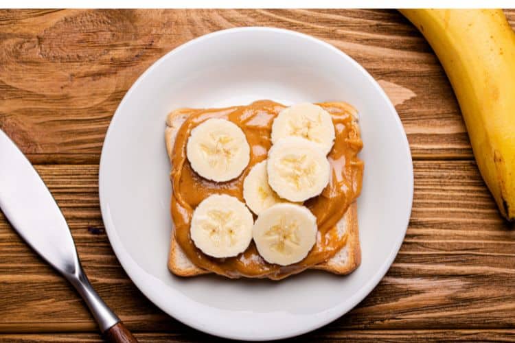 5-minute healthy breakfast ideas with Peanut Butter Banana Toast
