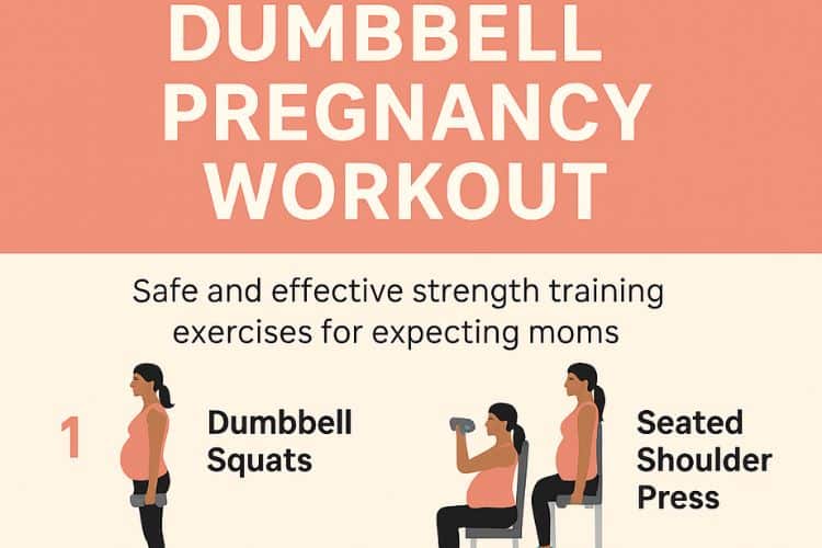 Safe full-body dumbbell workout routine for pregnancy