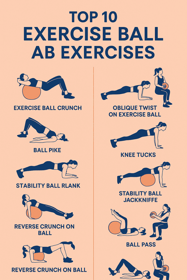 Exercise Ball Ab Workout: The 10 Best Moves for a Stronger Core - Women ...